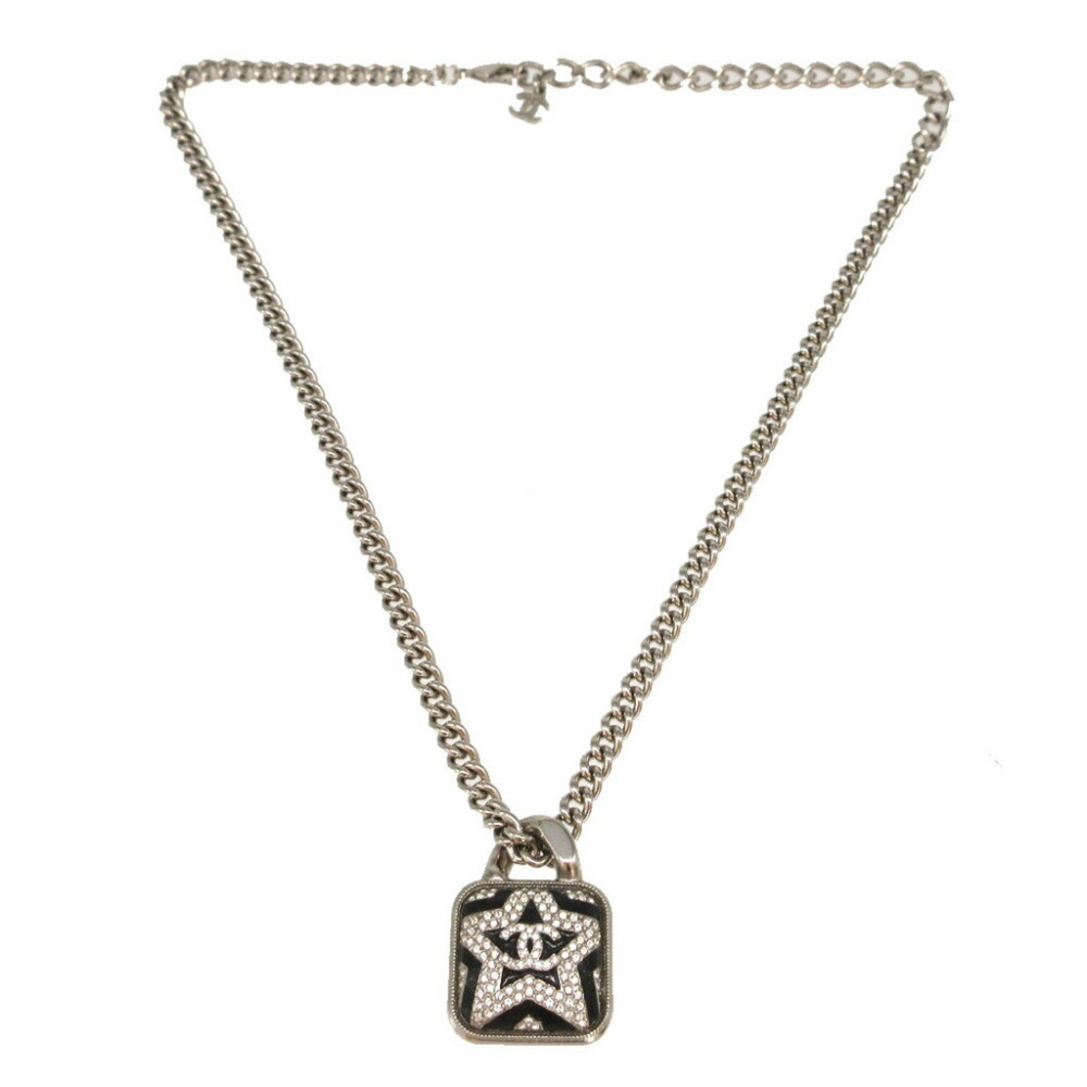 CHANEL Authentic Black Logo Necklace - Picture 2 of 5